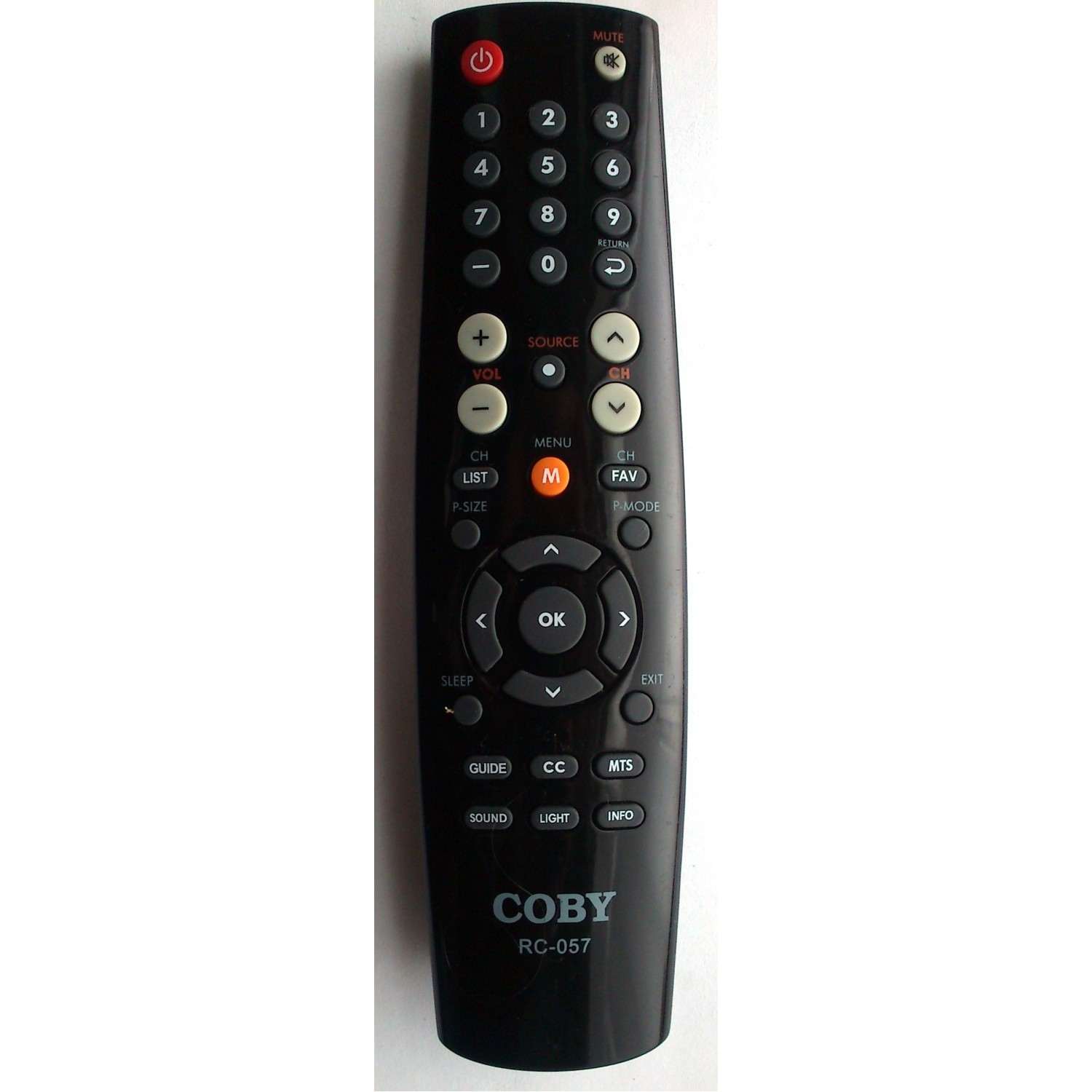 CONTROL REMOTO PARA TV / COBY RC-057 MODELO LEDTV1935